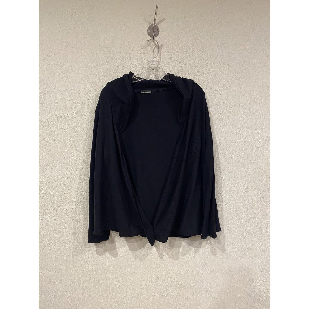 Anatomie Cardigan Womens Size Medium Black Open Front Lightweight Travel